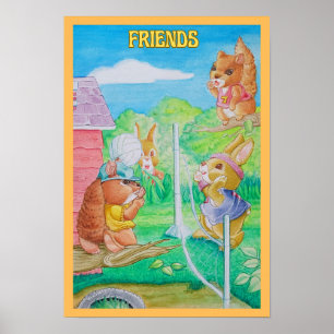 Children's Friends Poster 