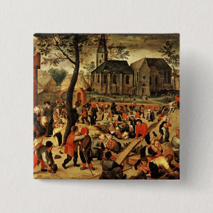 Children's Games 15 Cm Square Badge