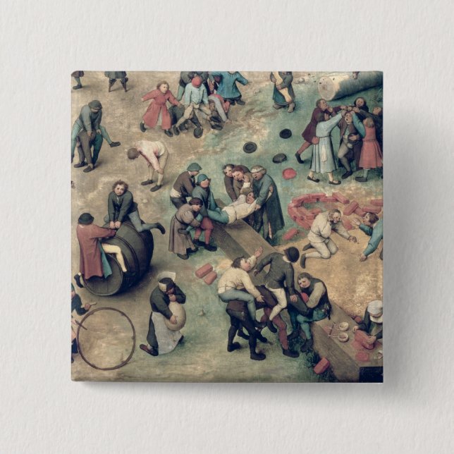 Children's Games : detail of bottom right-hand 15 Cm Square Badge (Front)