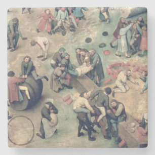 Children's Games : detail of bottom right-hand Stone Coaster