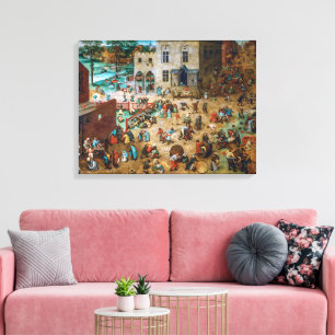 Children's Games Pieter Bruegel the Elder Canvas Print