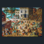 Children's Games | Pieter Bruegel the Elder | Photo Print<br><div class="desc">Children's Games is a 1560 painting by Pieter Bruegel the Elder.</div>