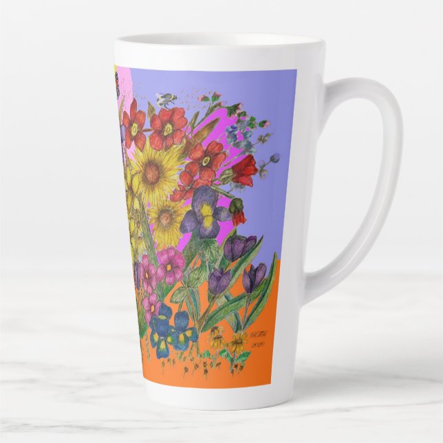 Children's Garden Latte Cup (Right)