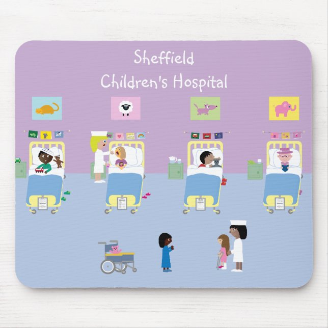 Children's Hospital Ward Customisable Mouse Pad (Front)