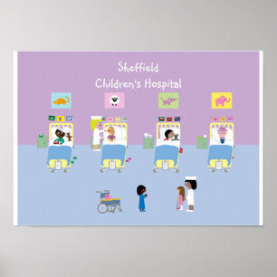 Children's Hospital Ward Customisable Poster
