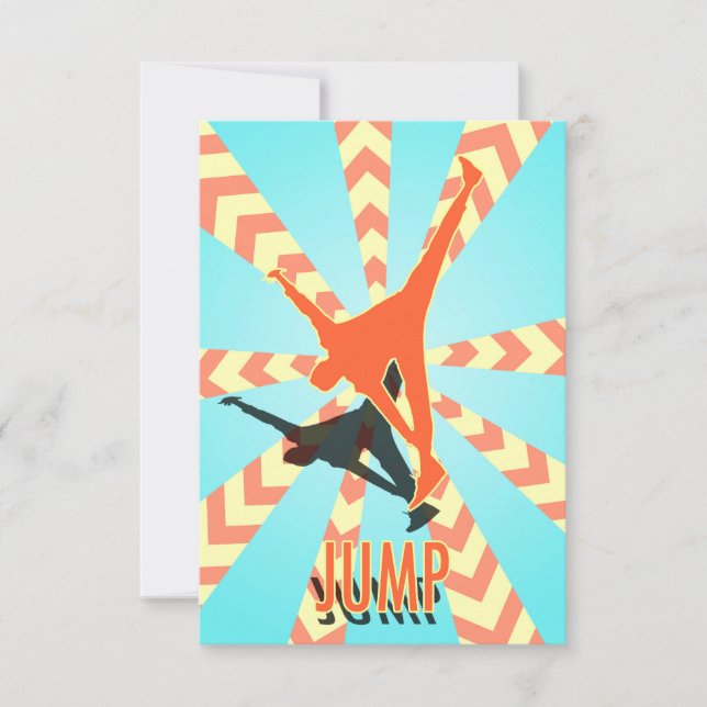 Children's 'JUMP' Invitation (Front)