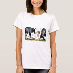Children's Magic and the Charm of Wolves T-Shirt