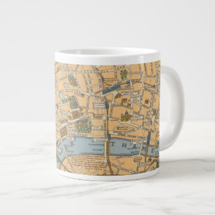 Children's Map of London, England Large Coffee Mug