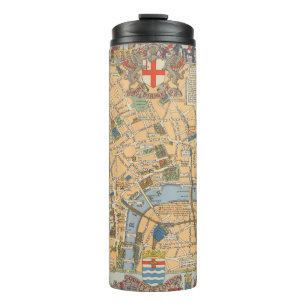 Children's Map of London, England Thermal Tumbler