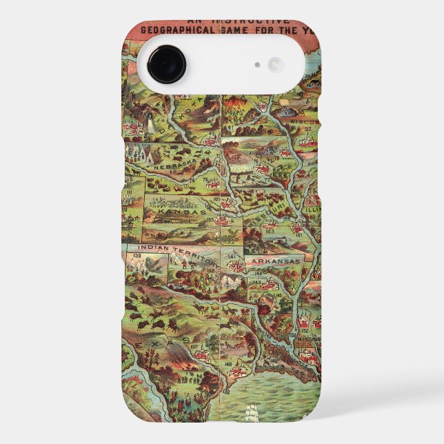Children's Map of the United States Case-Mate iPhone Case (Back)