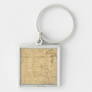 Children's Map Of The United States Key Ring