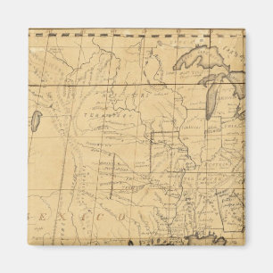 Children's Map Of The United States Magnet