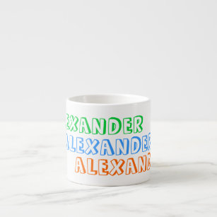 Children's mug with personalised name for kids