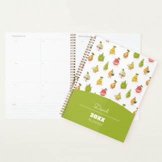 Children's pattern of fun pears planner