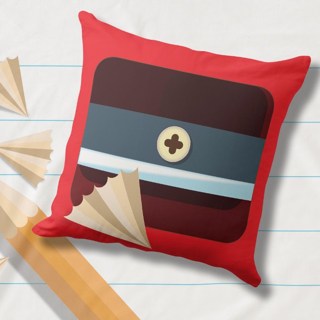 Children's Pencil and Paper Pencil Sharpener Cushion (Choose Your Pillow Sharpener's Color!)