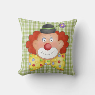 Children's pillow with clown