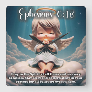 Childrens Room Christian Clock