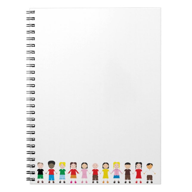 Children's Row Spiral Notebook (Front)