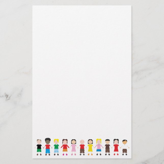 Children's Row Stationery (Front)