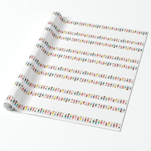 Children's Row Wrapping Paper