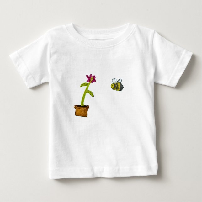 Children's  shirt with Children's drawing  (Front)