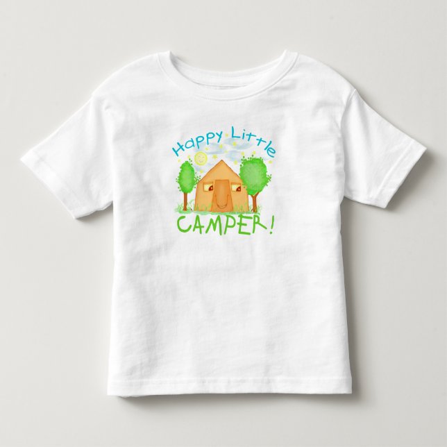 Childrens Summer Camping T-Shirt (Front)