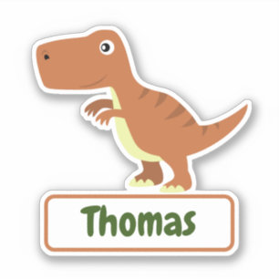 Childrens T-Rex Dinosaur Custom Name