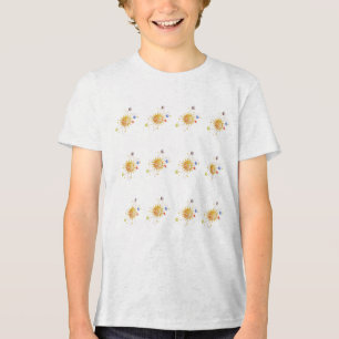 Children's t-shirt design with planet names Tri-Blend shirt