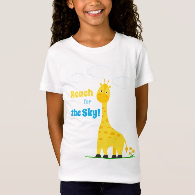 Children's T-shirt with a cute giraffe (Front)