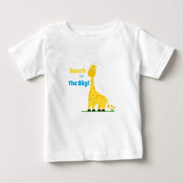 Children's T-shirt with a cute giraffe (Front)
