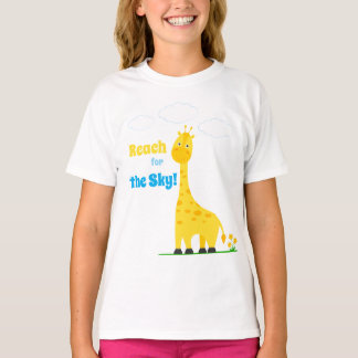 Children's T-shirt with a cute giraffe