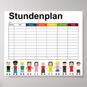 Childrens / Timetable Poster