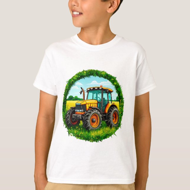 Children's toy tractor T-Shirt (Front)