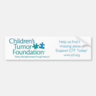 Children's Tumour Foundation Bumper Sticker