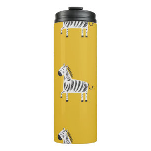 Children's Zebra: Seamless Fun Pattern Thermal Tumbler