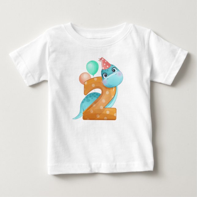 Child's 2nd Birthday T-Shirt (Front)
