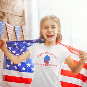 Child's 4th of July Birthday T shirt
