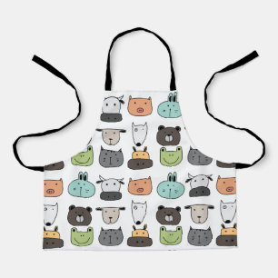 Child's Apron - Farm Animal Faces