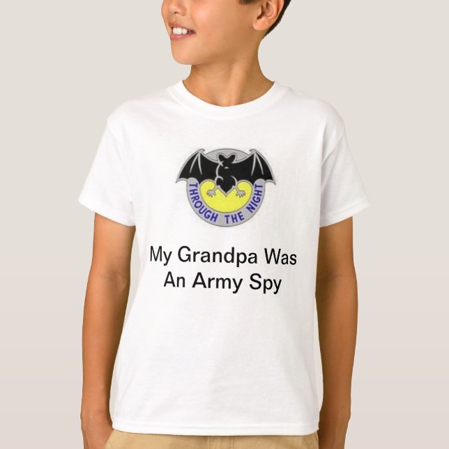 Child's Army Security Agency Grandpa Shirt (Front)