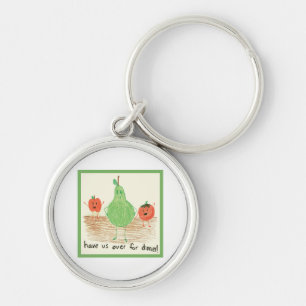 Child's Art, Green Key Ring