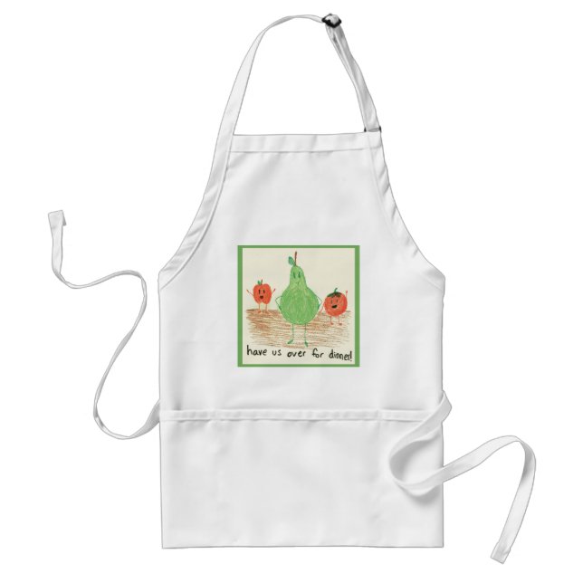 Child's Art, Green Standard Apron (Front)