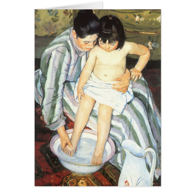 Child's Bath by Mary Cassatt Vintage Impressionism (Front)