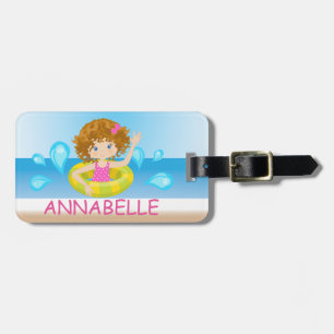 Child's Beach Luggage Tag