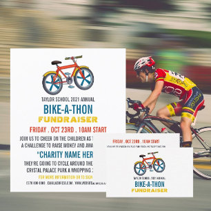 Child's Bike, Children's Charity Bike-a-Thon Event Business Card