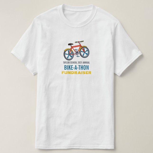 Child's Bike, Children's Charity Bike-a-Thon Event T-Shirt (Design Front)