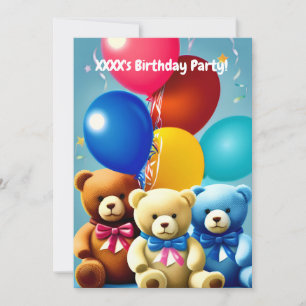 Child's Birthday Party Invitation