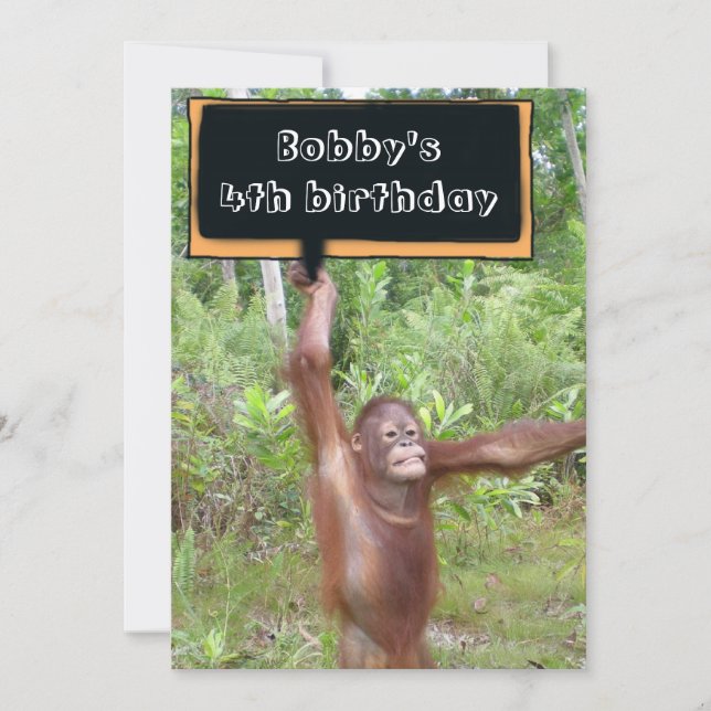 Child's Birthday Party Invitation (Front)