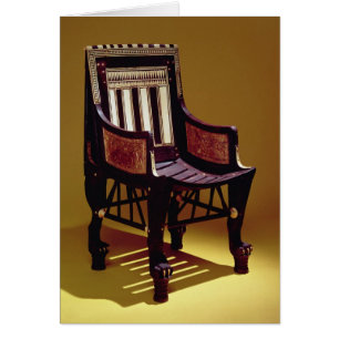 Child's chair, from the Tomb of Tutankhamun
