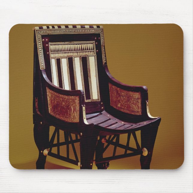 Child's chair, from the Tomb of Tutankhamun Mouse Pad (Front)
