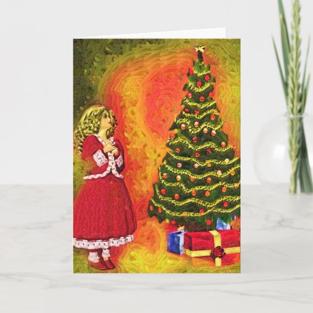 Childs Christmas Holiday Card (Front)